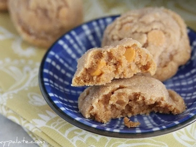Butterscotch Peanut Butter Cookies with Double Butterscotch