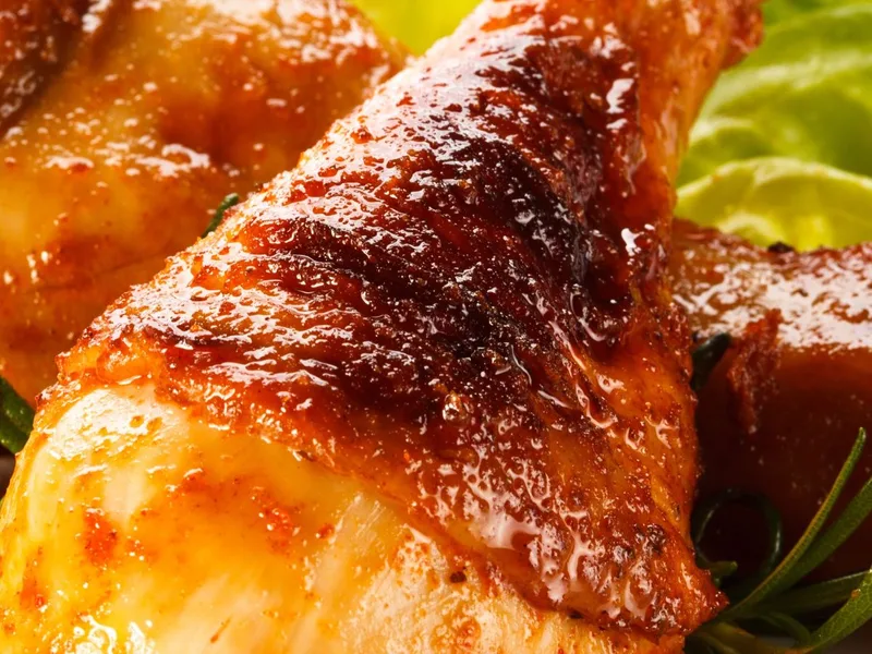 Beer Broiled Five-Spice Chicken Drumsticks with Jalapeño