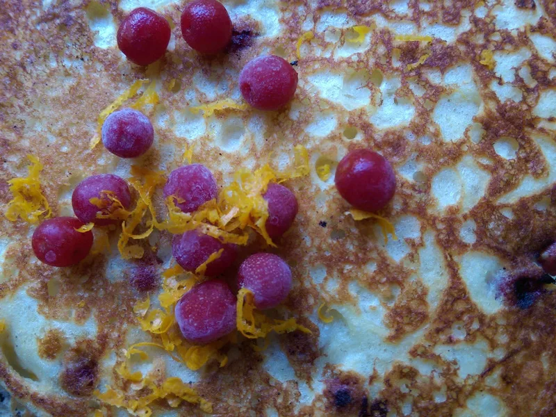 Orange and Autumn Olive Pancakes