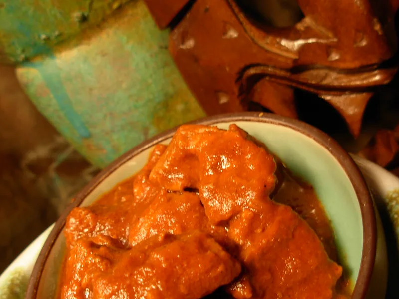 Ethiopian Beef Stew with Red Pepper Paste