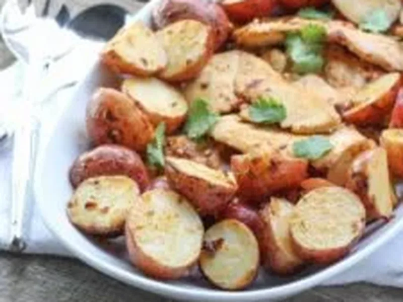 One-Pan Chipotle Lime Roasted Chicken and Potatoes