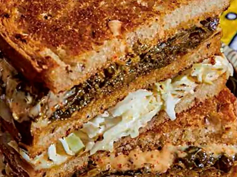 Turkey and the Wolf Collard Melt with Spicy Russian Dressing