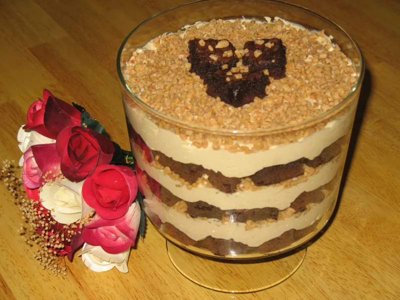 Double Chocolate Mocha Trifle with English Toffee Bars