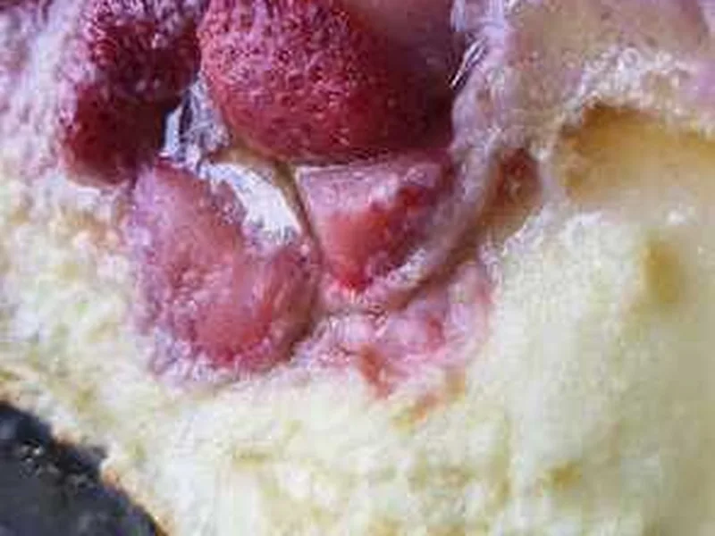 Dutch Baby Pancake with Strawberries and Pistachios