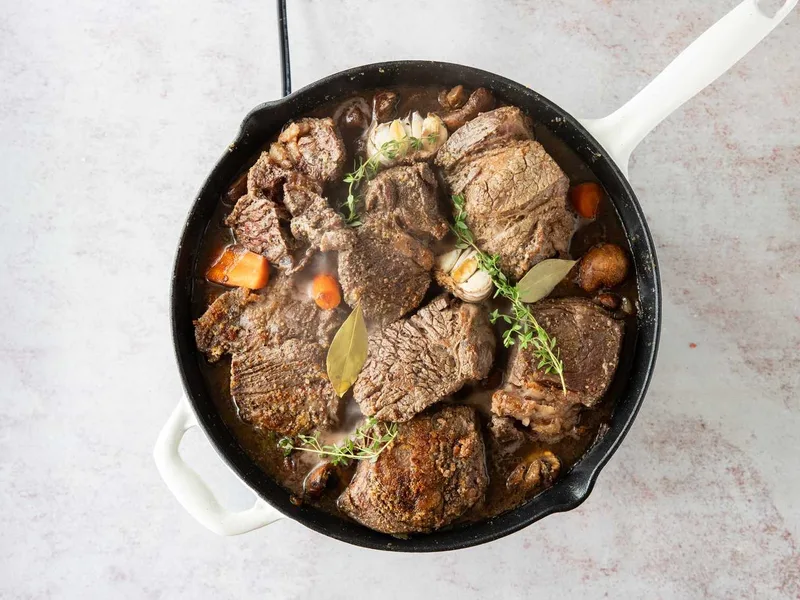 Instant Pot Braised Beef Chuck with Soy Brown Sugar Sauce