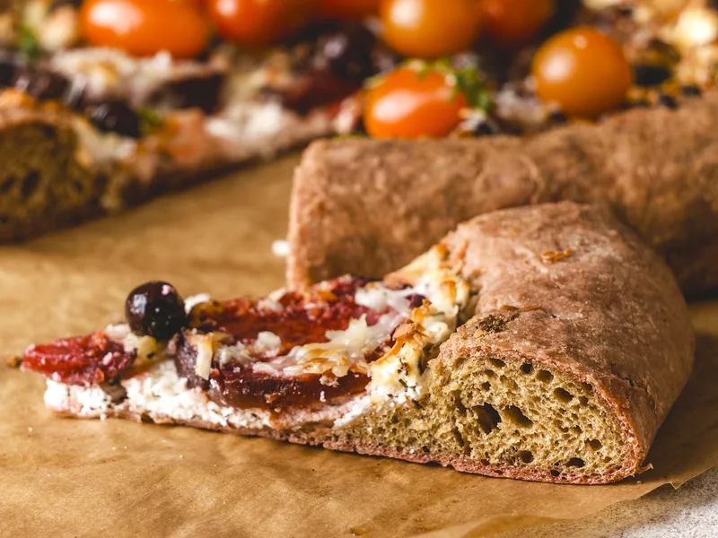 Gluten-Free Pizza Dough with Whole Grain Blend