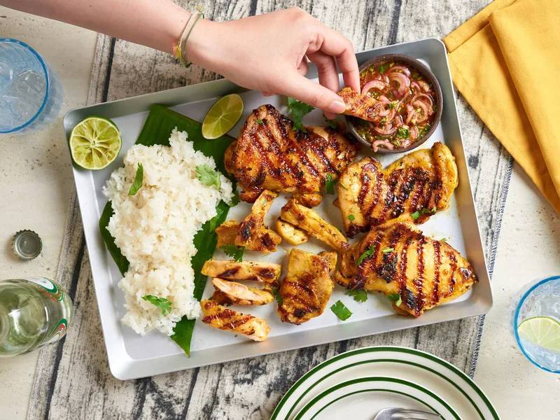 Thai Grilled Chicken Thighs with Tamarind Fish Sauce