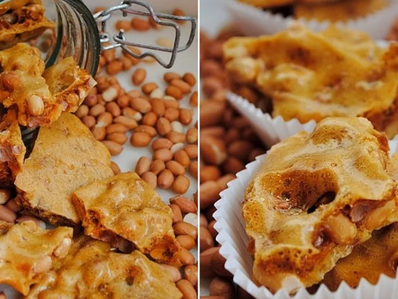 Easy Stovetop Peanut Brittle Without Thermometer