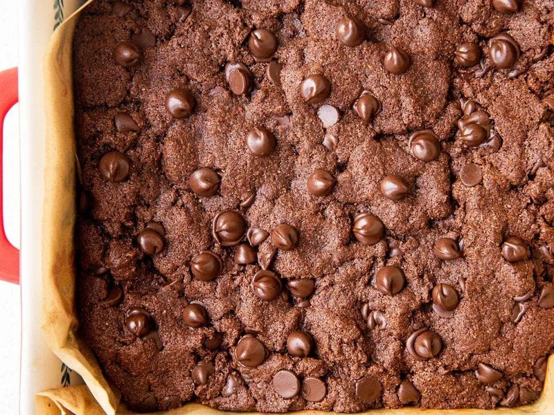 Coconut Flour Fudgy Brownies with Maple Syrup