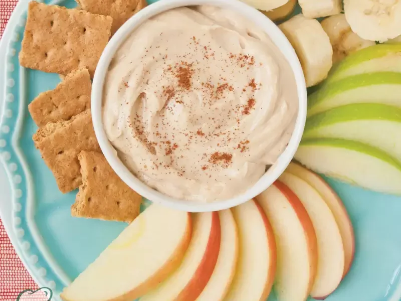 Creamy Peanut Butter Dip with Tofu and Cottage Cheese