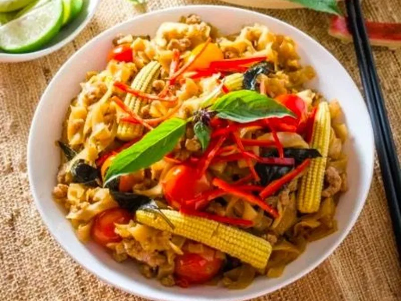 Pad Kee Mao: Spicy Thai Drunken Noodles