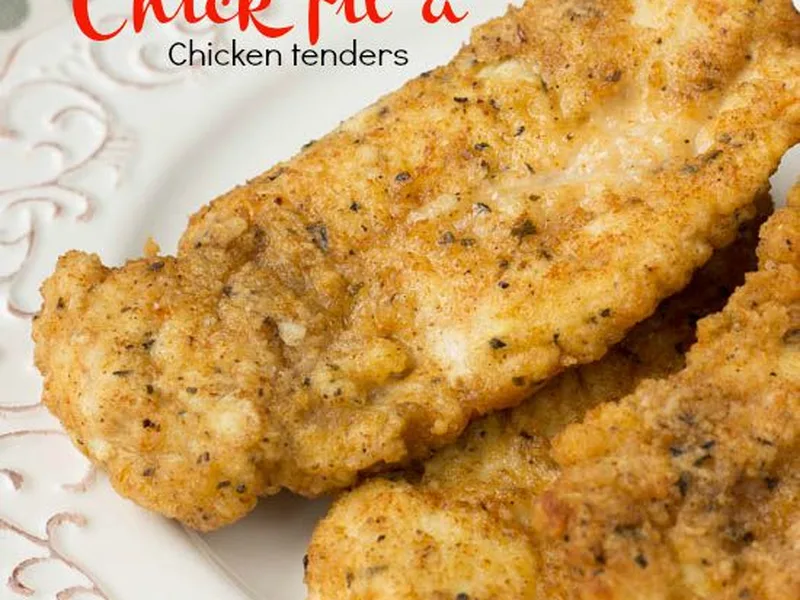 Copycat Chick-fil-A Chicken Strips Fried Crispy