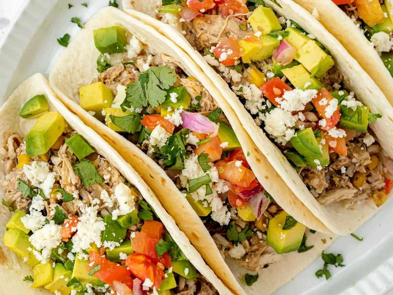 Slow Cooker Chicken Taco Rice Bowl with Black Beans