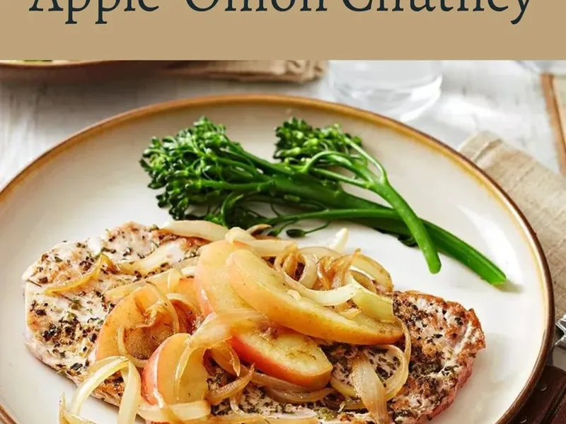 Pan-Seared Pork Tenderloin with Apple-Onion Chutney