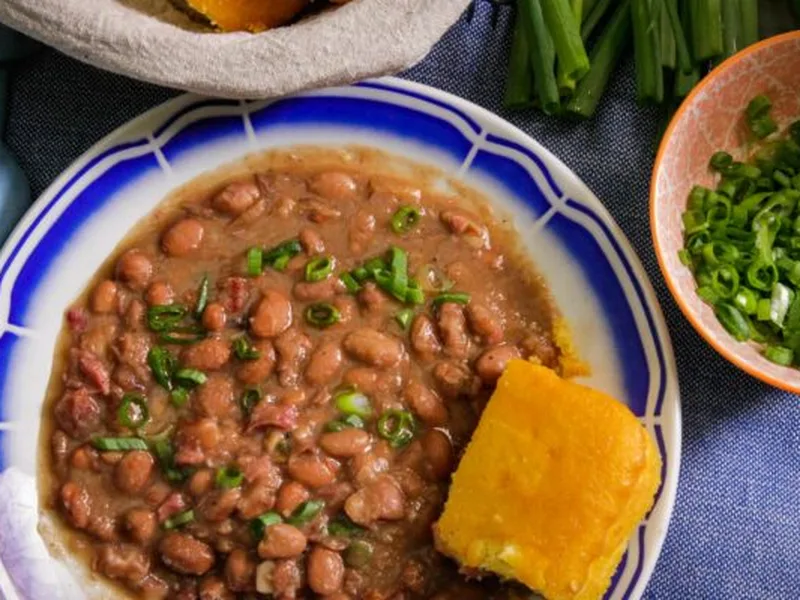 Instant Pot Pinto Beans with Ham Hocks - Pressure Cooker