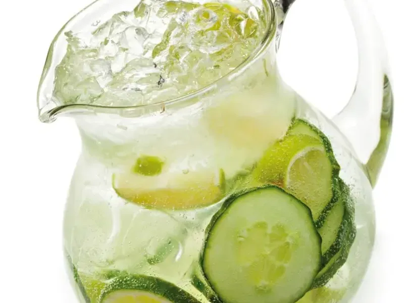 Chile Lime Cucumber Water with Tajin Rim