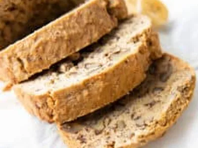 Easy Oat Flour Banana Bread with Coconut Oil and Maple Syrup