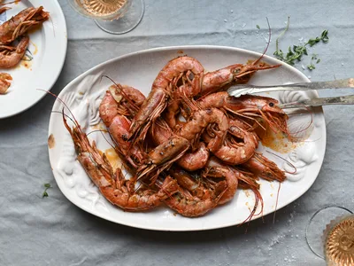 Grilled Prawns with Chili and Smoked Paprika Butter
