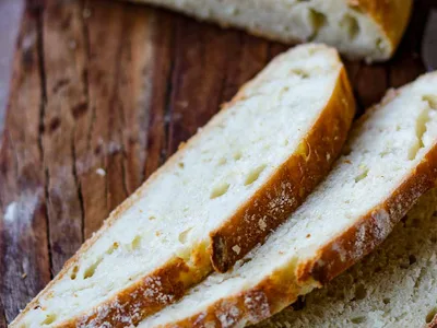 No-Knead Wheat Bread, Overnight Rise