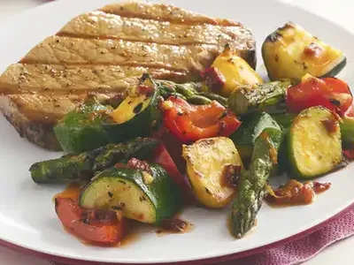 Spicy Chipotle Grilled Vegetables with Orange