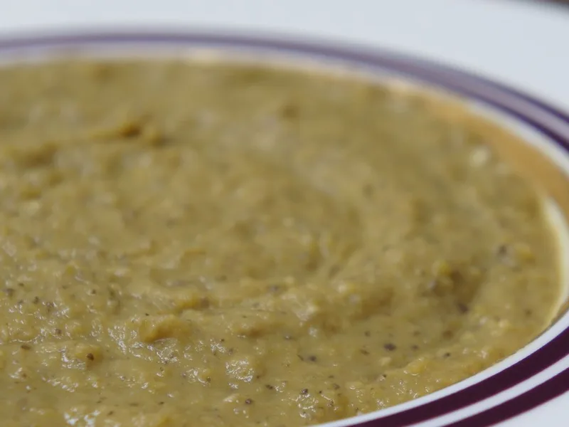 Split Pea and Mushroom Soup with White Wine