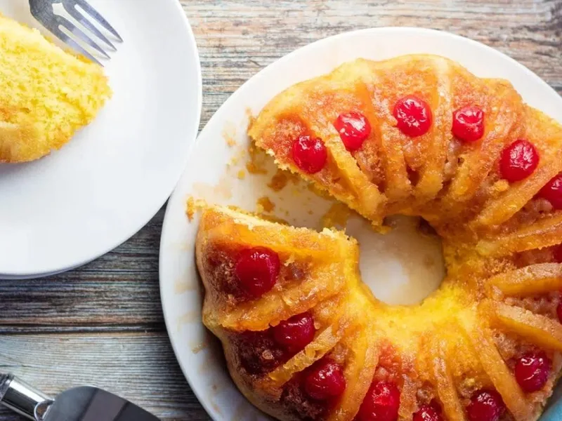 Pressure Cooker Pineapple Mini Bundt Cakes