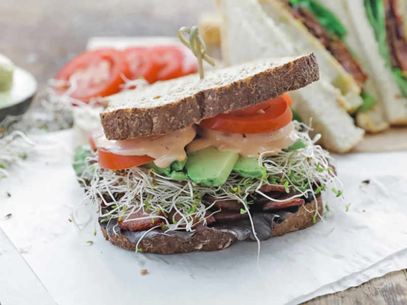 Chipotle Turkey BLT with Avocado and Sprouts