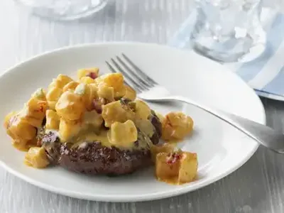 Grilled Taco Burger and Potato Foil Packs