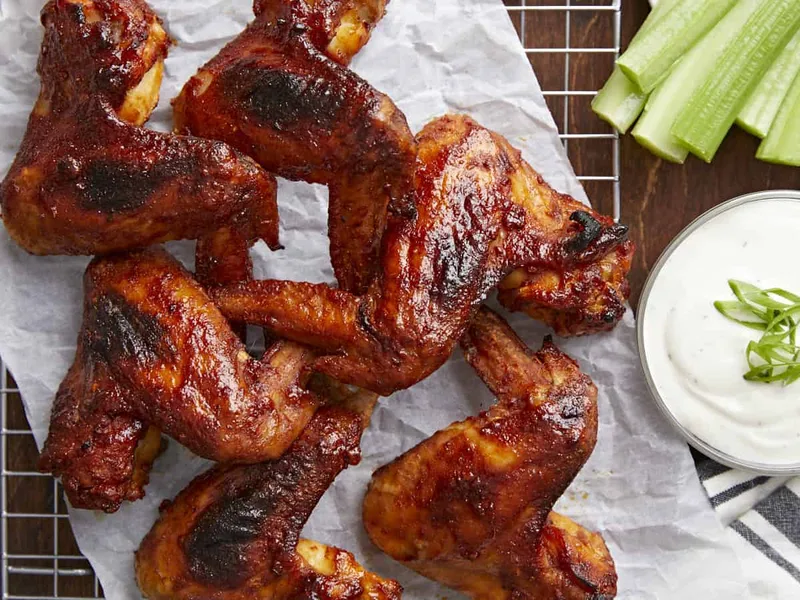 Crispy Oven-Baked BBQ Wings with Char