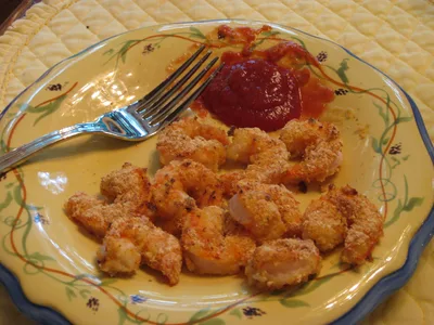 Oven-Baked Breaded Shrimp with Old Bay
