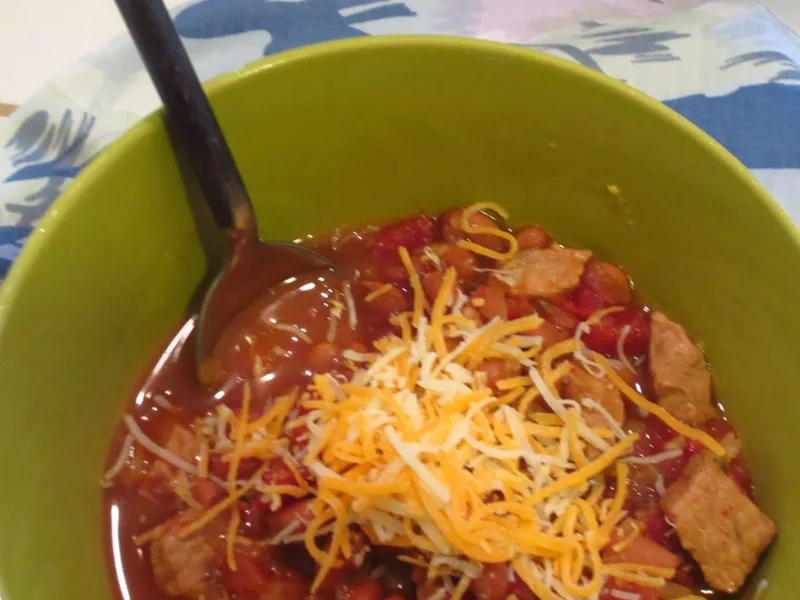 Southwestern Pork and Bean Soup