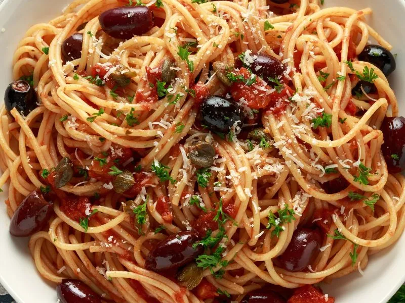 Weight Watchers Italian Whole Wheat Pasta Puttanesca