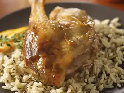 Classic Roast Duck with Orange Sauce