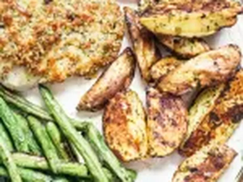 Baked Ranch Monterey Jack Crusted Chicken Breasts