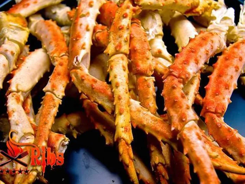 Steamed King Crab Legs with Cajun Clarified Butter
