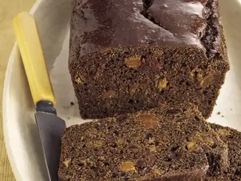 Boston Brown Bread with Dried Fruit - Traditional Steamed Loaf
