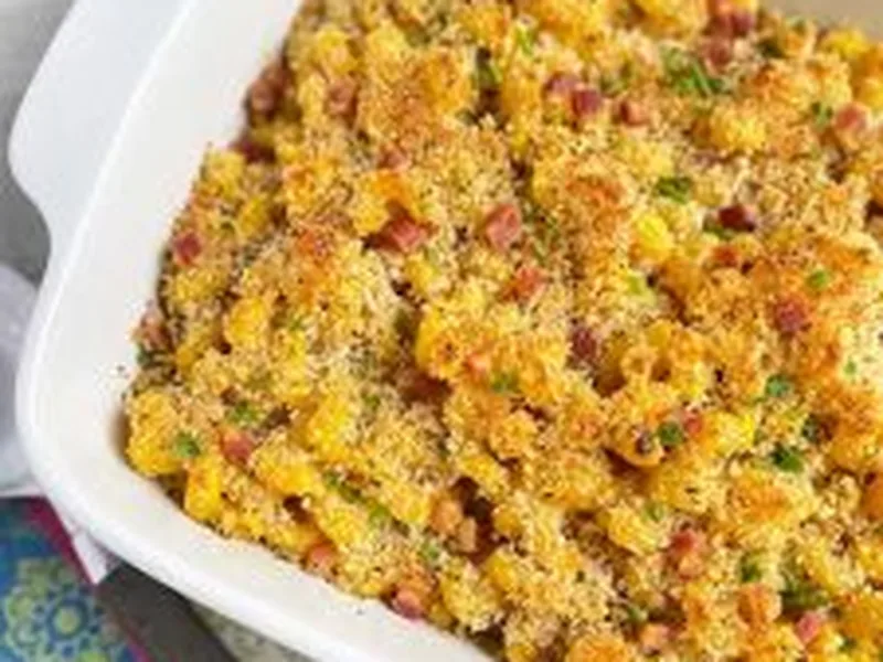 Butternut Squash Pancetta Mac and Cheese