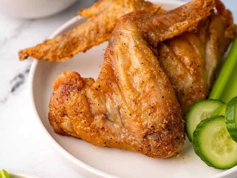 Crispy Old Bay Baked Wings with Brown Butter