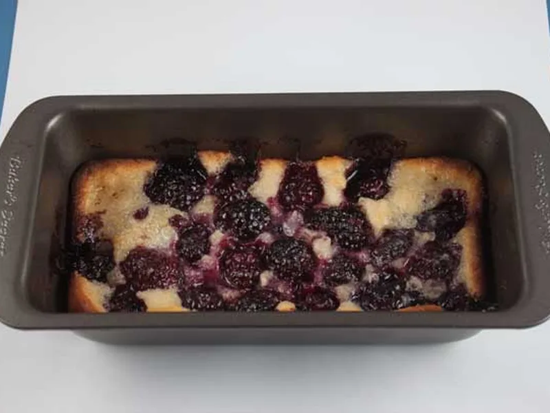 Small Batch Blackberry Cobbler for Two