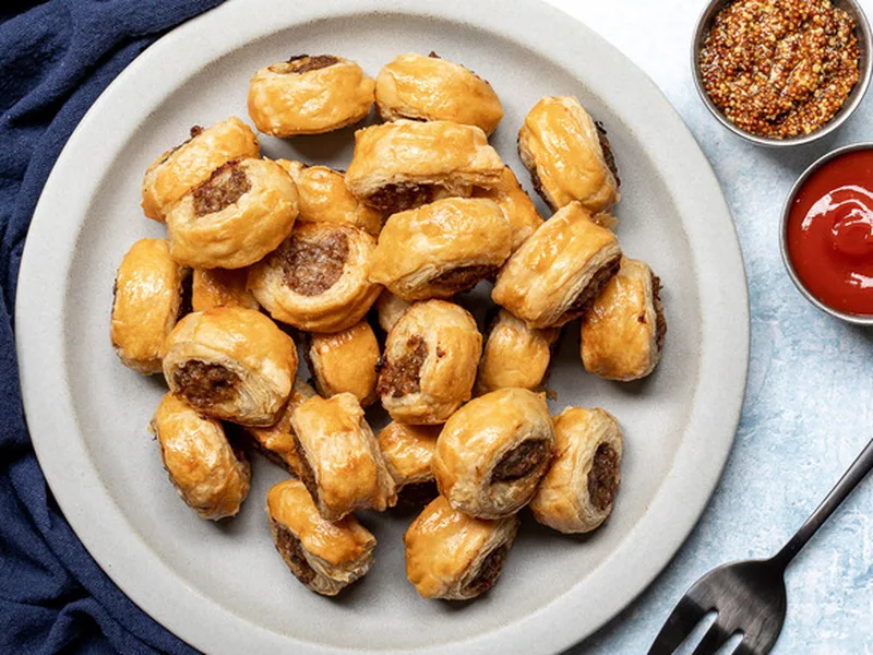 Easy Puff Pastry Sausage Rolls