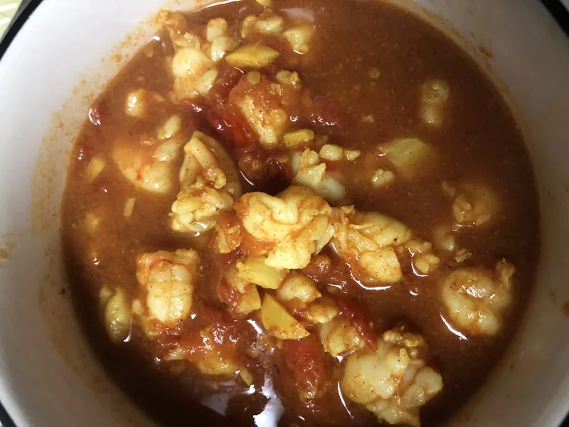 Curried Shrimp & Tomato Soup, HCG-Friendly