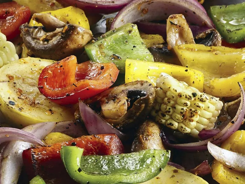 Smoked Vegetables With Montreal Chicken Seasoning