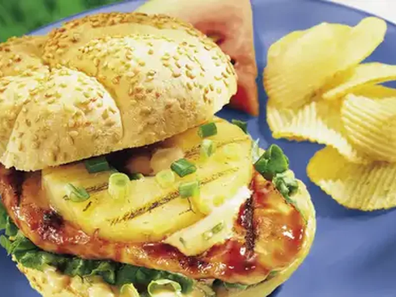 Grilled Teriyaki Chicken Sandwiches with Sesame Ginger Mayo