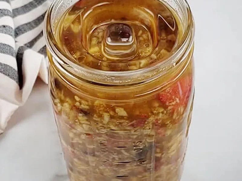 Lacto-Fermented 5-Spice Apple Chutney