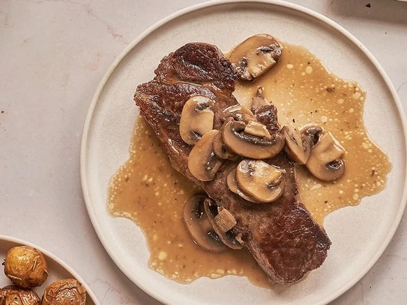 Steakhouse Mushroom Sauce with Sherry Reduction