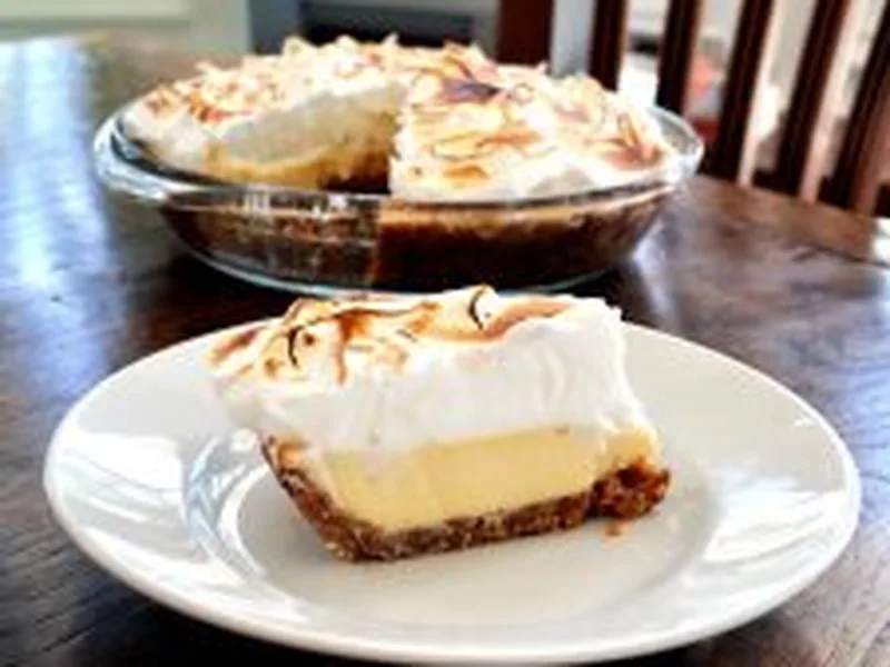 Key Lime Meringue Pie with Almond Crust