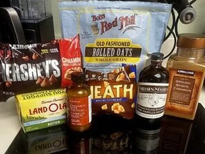 Humphrey's Triple Cinnamon Oatmeal Blondies