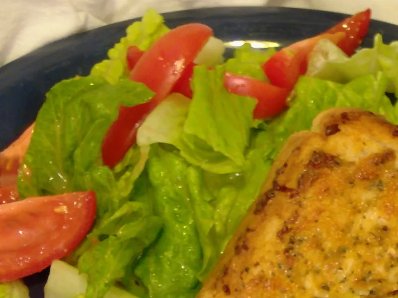 Fresh Tomato Basil Salad with Parmesan