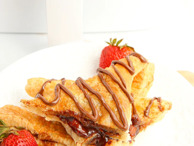 Air Fryer Strawberry Nutella Turnovers