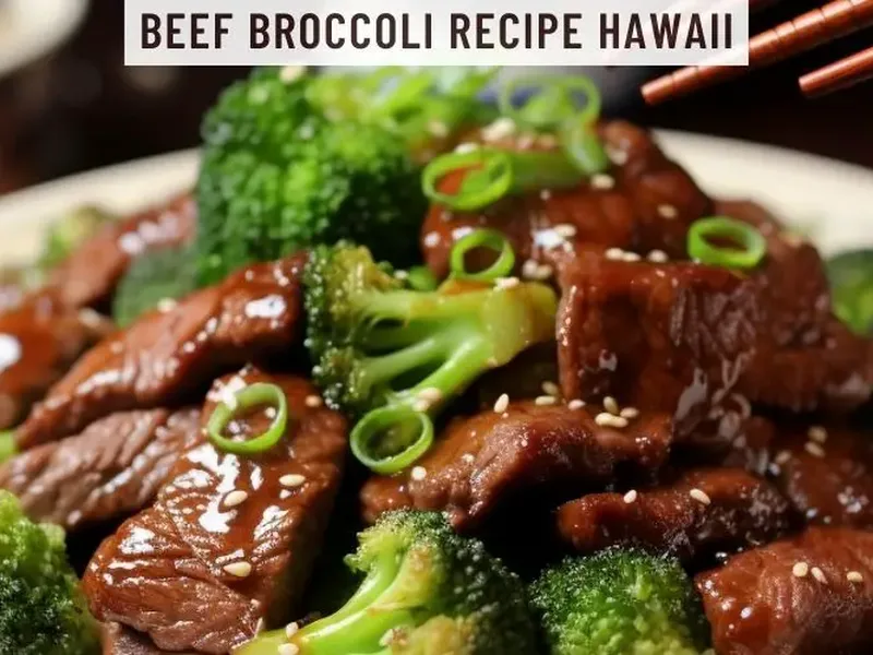 Hawaiian Beef Broccoli with Shoyu Glaze